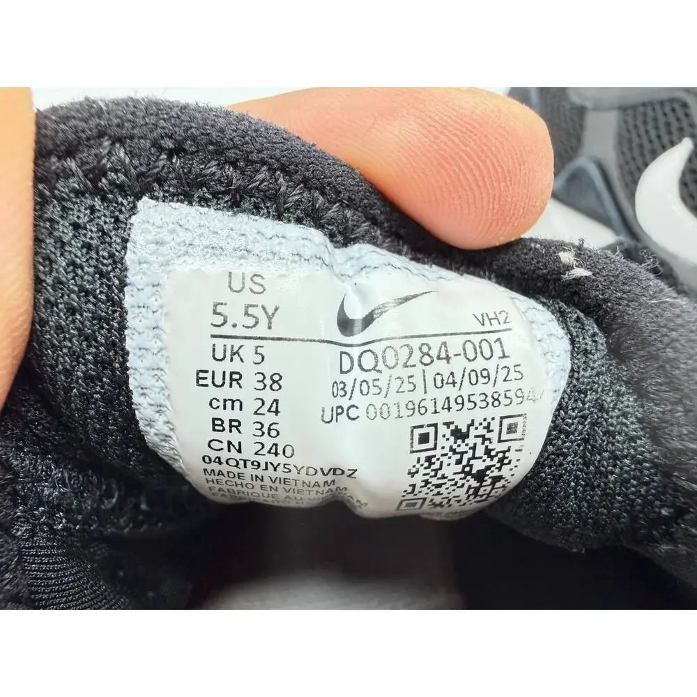 Nike Air Max SYSTM GS Black White Sneakers Shoes DQ0284-001 Size 5.5Y EU 38